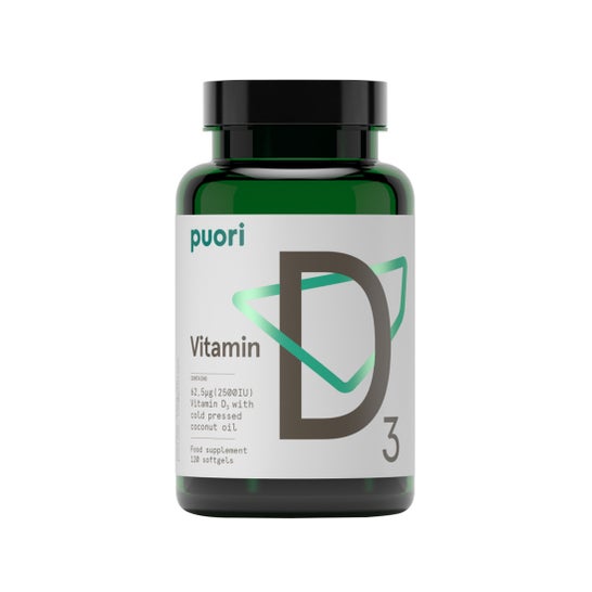 Puori vitamine D 120 capsules