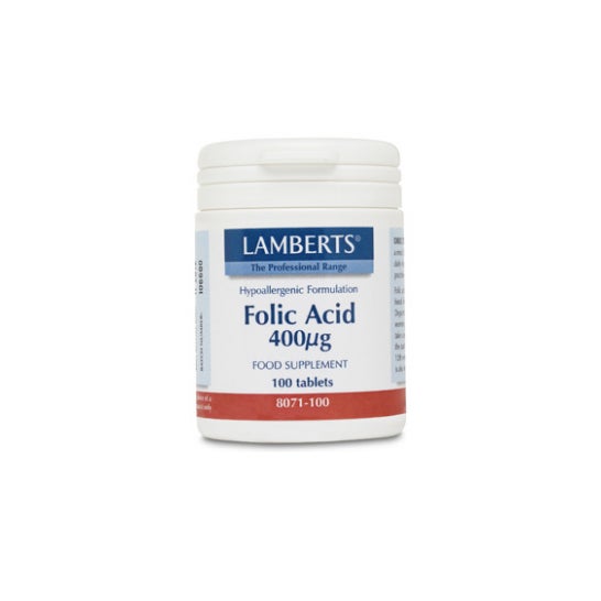 Lamberts ácido fólico 400 g 100 comp