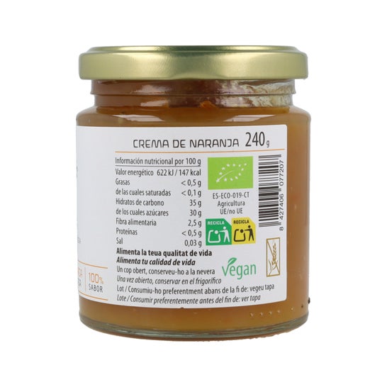 Cal Valls Mermelada Naranja Amarga Bio Sin gluten 240 g
