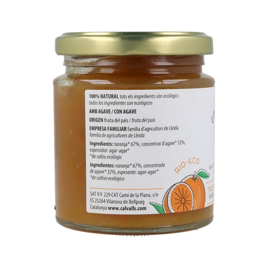 Cal Valls Mermelada Naranja Amarga Bio Sin gluten 240 g