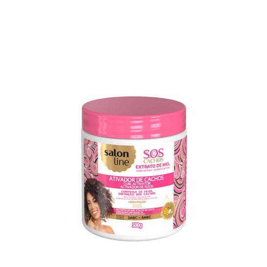 Salon Line SOS Cachos Activador Rizos Extracto de Miel 500g