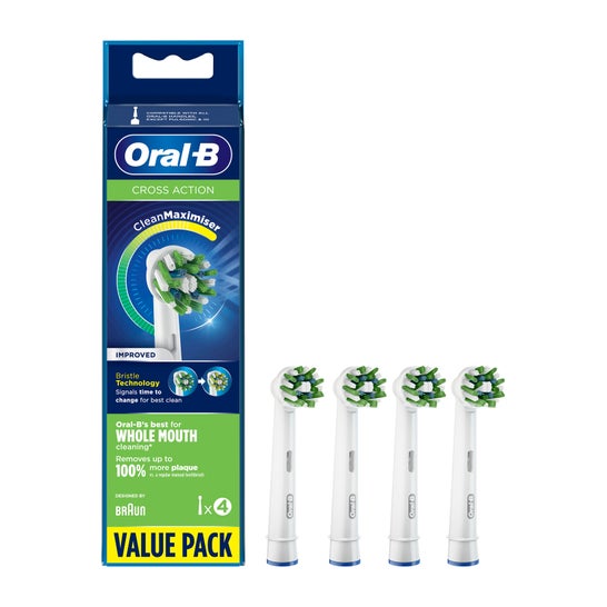 Oral-B® CrossAction Cabezal de Recambio 4 uds
