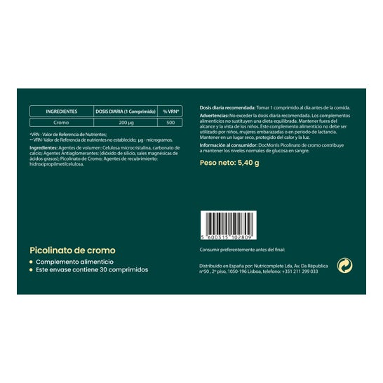 DocMorris Chromium Picolinate 30tabs