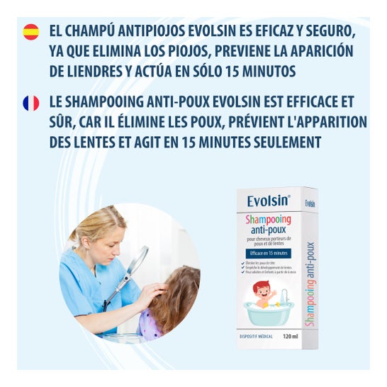 Evolsin Champú Antipiojos 120ml + Peine