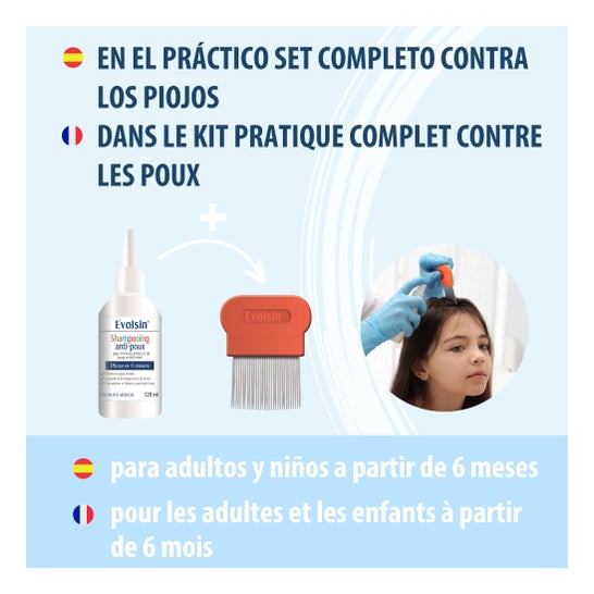 Evolsin Champú Antipiojos 120ml + Peine