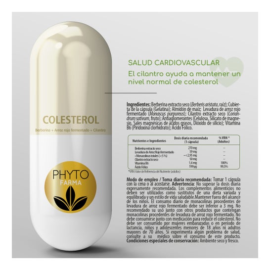 Phytofarma Colesterol 570mg 30caps