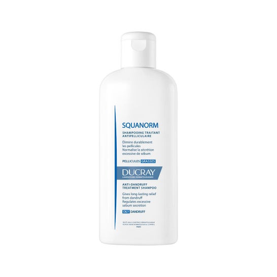 Ducray Squanorm shampoo skæl fedt 200ml