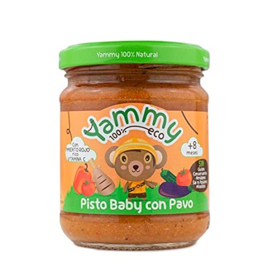 Yammy Bebé Potitos Pisto con Pavo +6m 195g