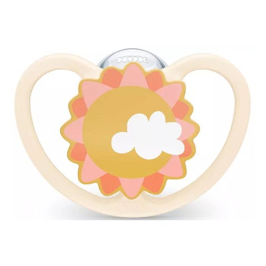 Nuk Space Chupete León Sol 6-18 Silicona 2uds Nuk Space Chupete León Sol 6-18 Silicona 2uds