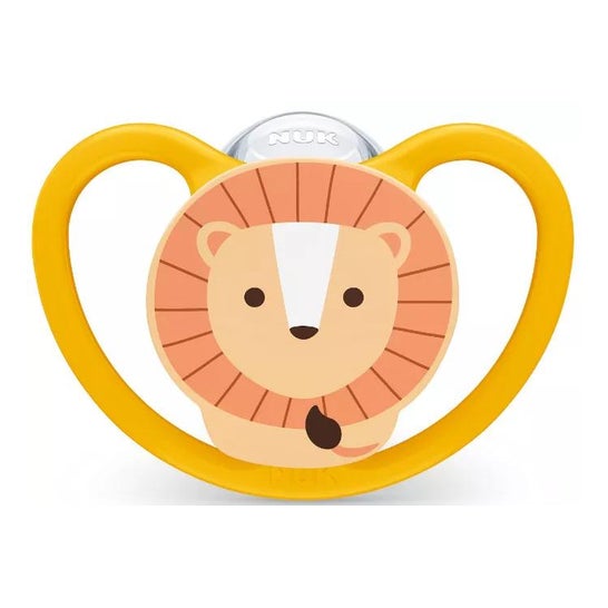 Nuk Space Chupete León Sol 6-18 Silicona 2uds Nuk Space Chupete León Sol 6-18 Silicona 2uds