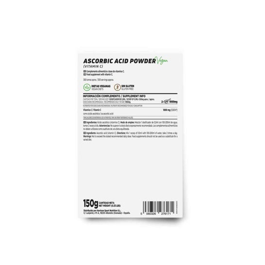 HSN Ácido Ascórbico Vitamina C en Polvo 150 g