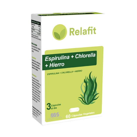 Relafit Espirulina Clorella Hierro