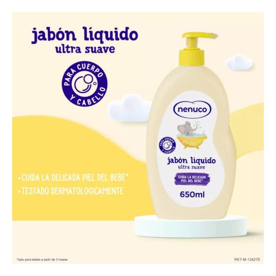 Nenuco Jabón Líquido Ultra Suave 650ml Nenuco Jabón Líquido Ultra Suave 650ml