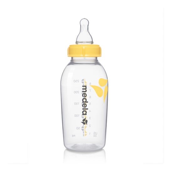 Medela Babyflasche Silikon-Sauger flujo medio 250ml