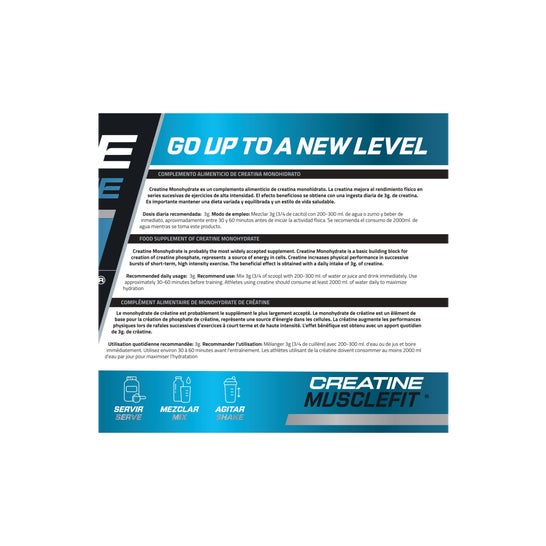 MuscleFit Creatina Monohidrato Micronizada 300g