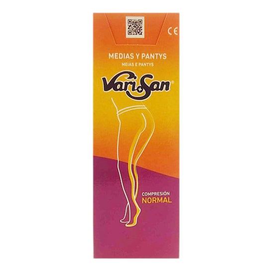 Vari+San panty kompression normal beige kalibreret størrelse 5