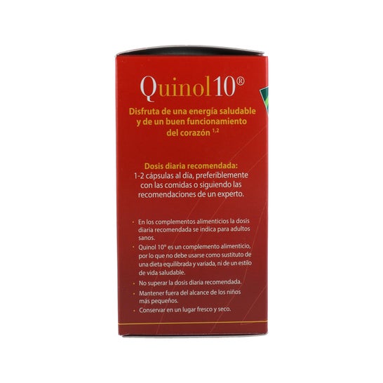 100% Natural Quinol 10 90 caps de 50 mg de Ubiquinol