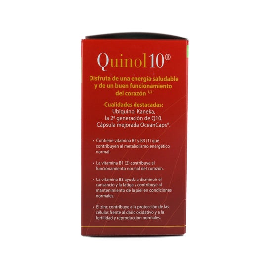 100% Natural Quinol 10 90 caps de 50 mg de Ubiquinol