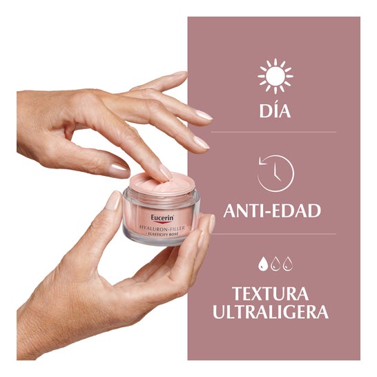 Eucerin Hyaluron Filler + Elasticity Crema de Día Rosé SPF30 50ml