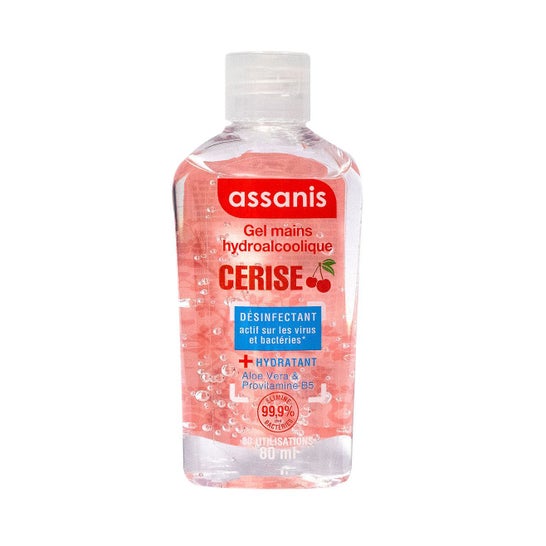 Assanis Antibacteriële Gel Manos Pocket Cereza 80ml