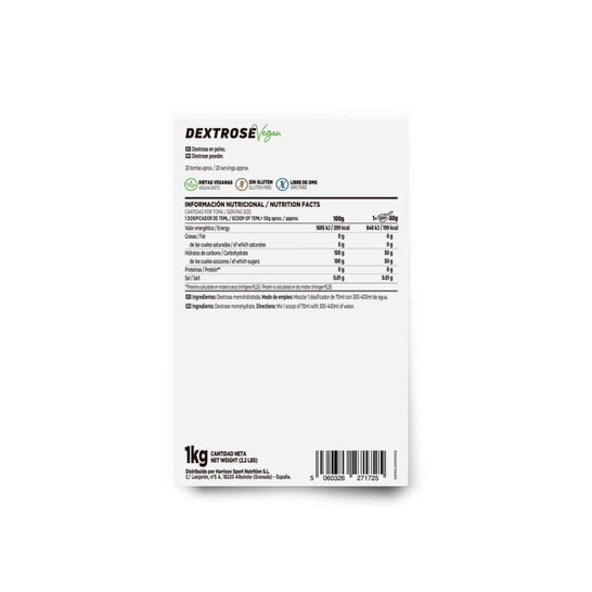 HSN Dextrosa en Polvo Sin Sabor 1000 g
