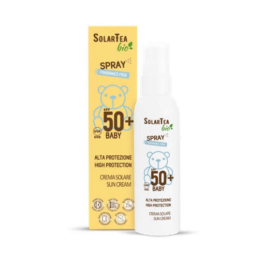 SolarTea Bio Spray Crema Solar Protección Alta Bebé SPF50+ 100ml