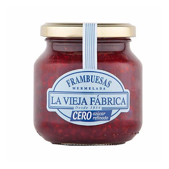 La Vieja Fábrica Mermelada Cero Azucar Refinado Frambuesas 280g