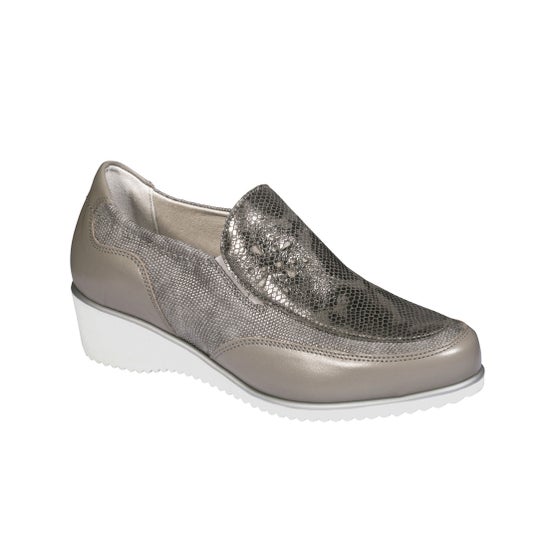 Scholl Madina Suede + Printed Suede Women Taupe 40 1 Paio