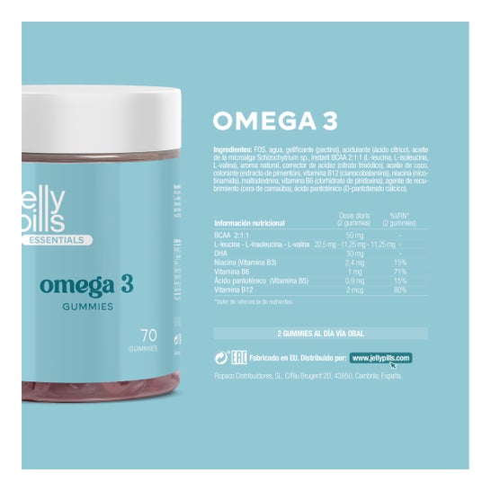 Jelly Pills Omega3 70 gummies