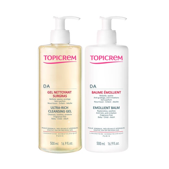 Topicrem Pack Baume + Gel Aceite 500ml