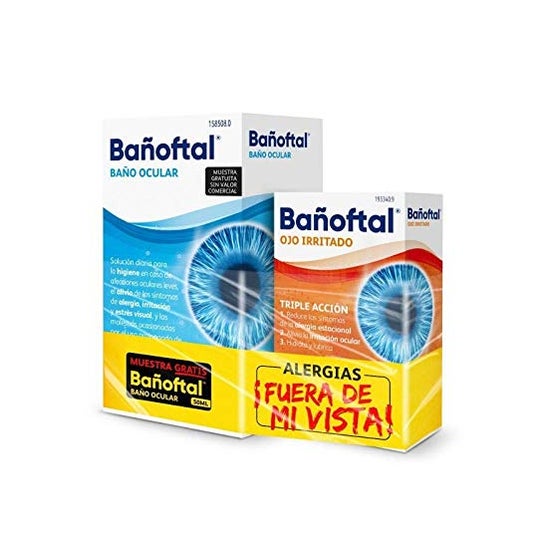 Bañoftal Eye Bath + Irritated Eye Pack