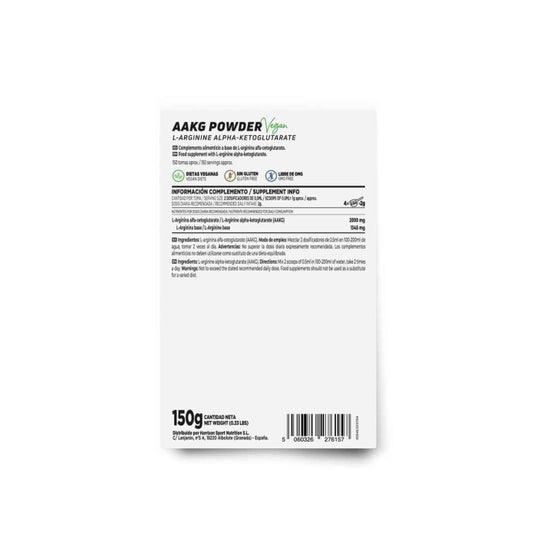 HSN L-Arginina Alfa-Cetoglutarato AAKG en Polvo 150 g