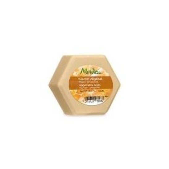 Melvita hexagonal soap honey propolis 100g