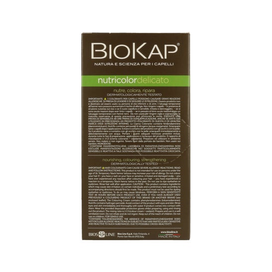 Biokap Nutricolor Tinte 2.9 Castaño Oscuro Chocolate 140 ml