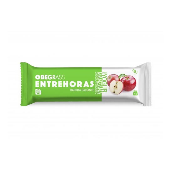 Obegrass Barritas Entrehoras Yogurt Y Manzana 20uds
