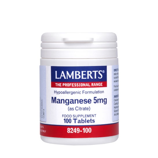 Lamberts Manganeso 5mg 100 pastiglie