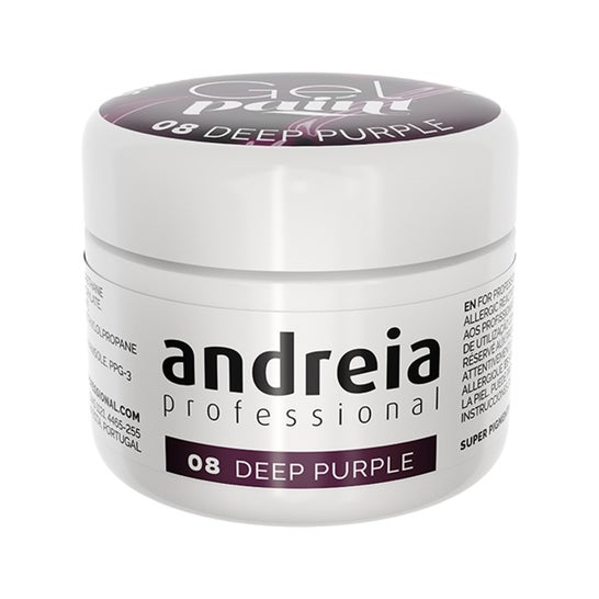 Andreia Professional Gel Paint Deep Purple Nº08 4ml