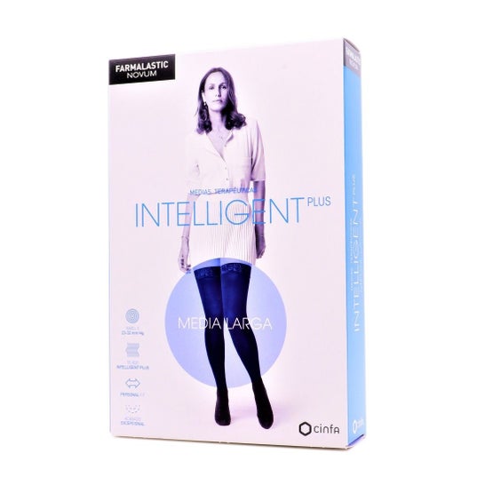 Farmalastic Novum Media Larga Intelligent Plus Compresion Normal Canela T-4