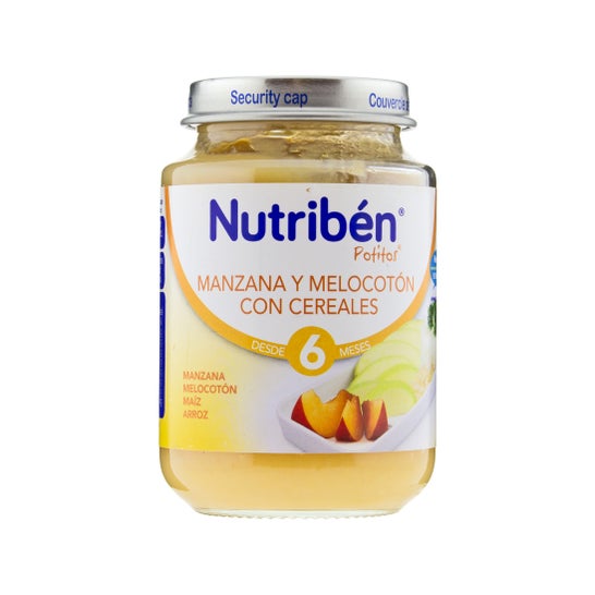 Nutribén® manzana melocotón cereales 200 g
