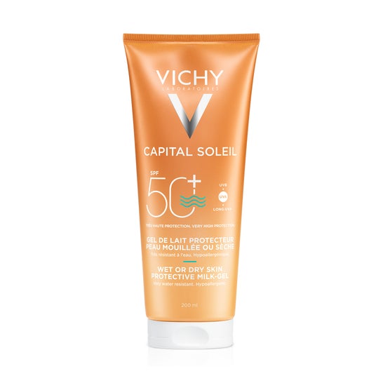 Vichy Capital Soleil Leche-Gel Wet or Dry Skin SPF50+ 200ml