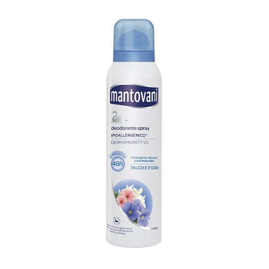 Mantovani Deodorante Spray No Alcool Talco e Fiori 150ml