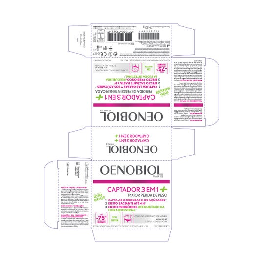 Oenobiol Captador 3 em 1 Plus  2 x 60 cápsulas