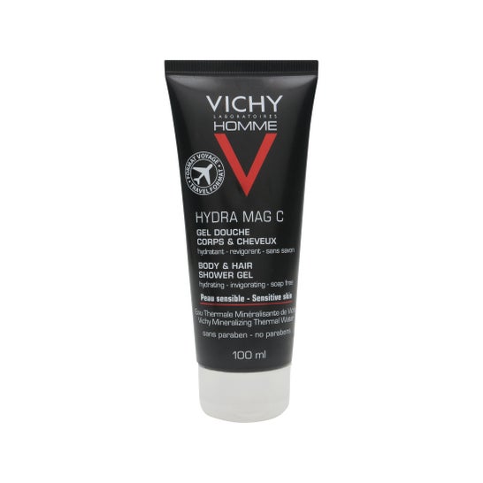 Vichy Homme Hydra Mag C Shower Gel 100 Ml