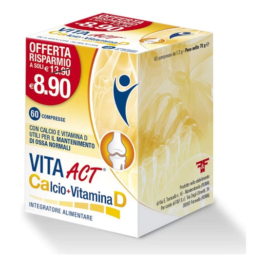 Vita Act Calcio + Vitamina D 60comp