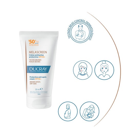 Ducray Melascreen Crema Protectora Antimanchas Spf50+ 50 ml