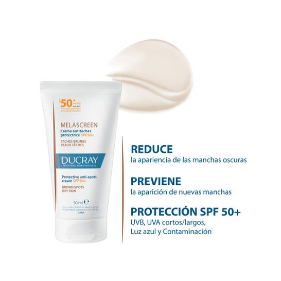 Ducray Melascreen Crema Protectora Antimanchas Spf50+ 50 ml