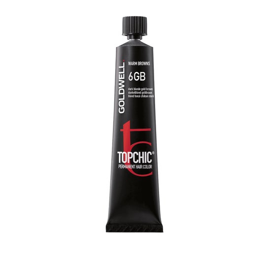 Goldwell Topchic Permanent 6GB Dark Blonde Gold Brown 60ml