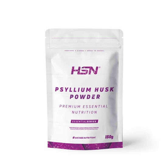 HSN Psyllium Husk en Polvo Sin Sabor 150g