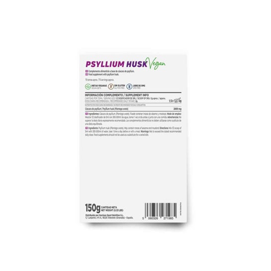 HSN Psyllium Husk en Polvo Sin Sabor 150g