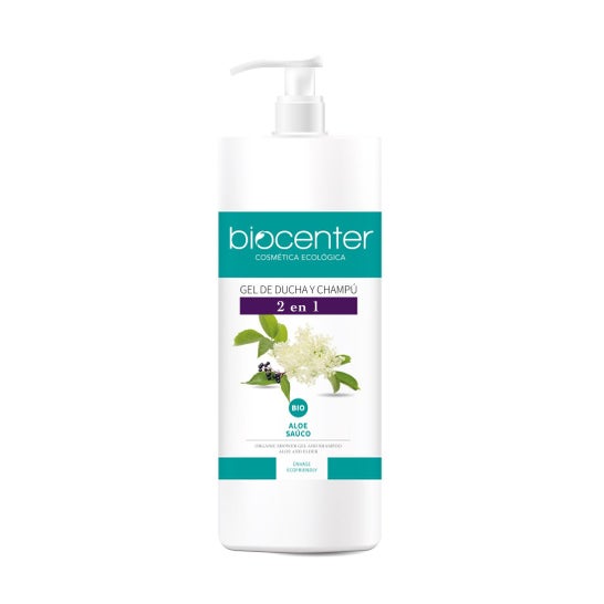 Biocenter Gel de Ducha y Champu 2 en 1 Bio 1L